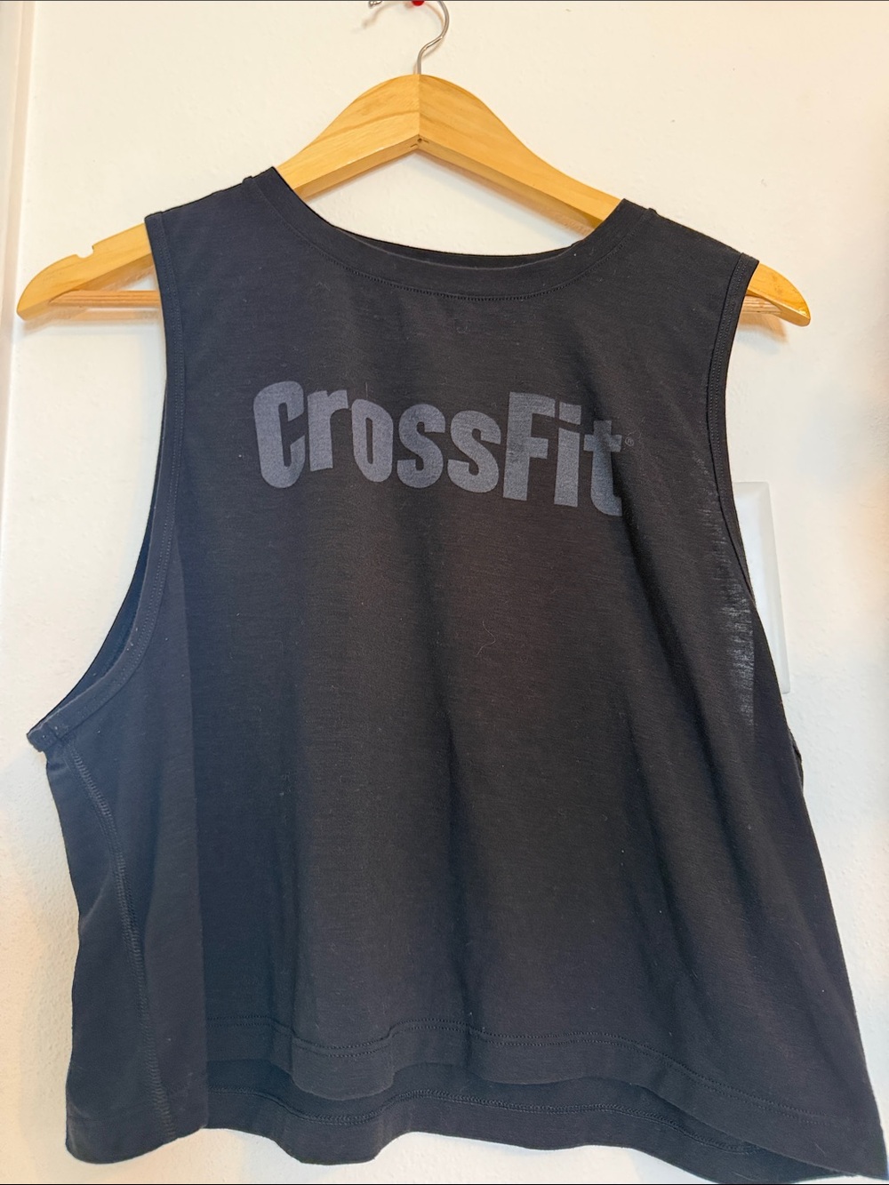 CrossFit Nobull black crop tank